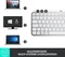 Logitech MX Keys Mini, LEDs weiß, Logi Bolt, Pale Gray, weiß/grau, USB/Bluetooth, FR Vorschaubild