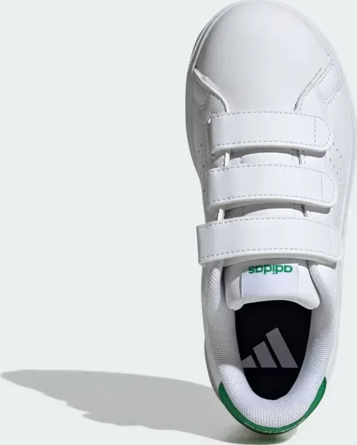 adidas Advantage Base 2.0 cloud white/green (Junior)