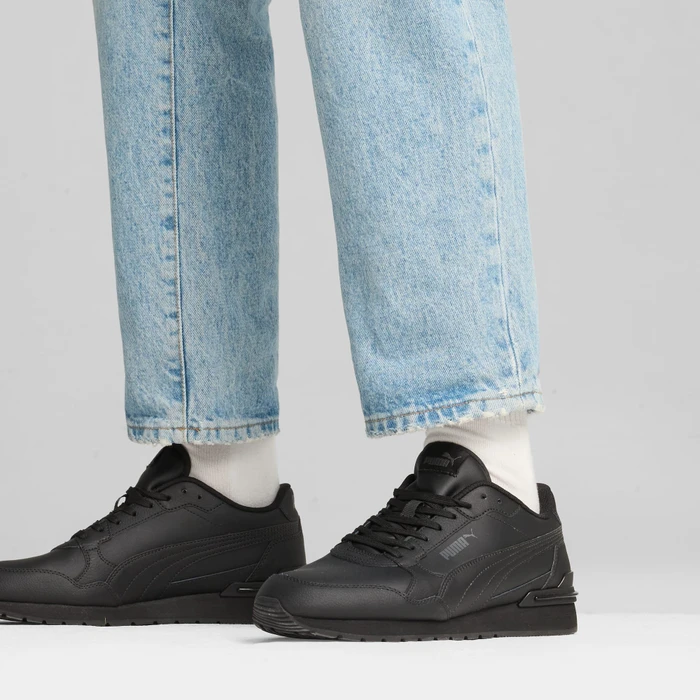Puma ST Runner v4 Leather puma black/shadow gray