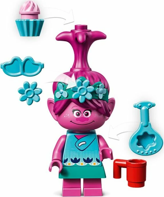 LEGO Trolls World Tour - Regenbogen-Raupenbus