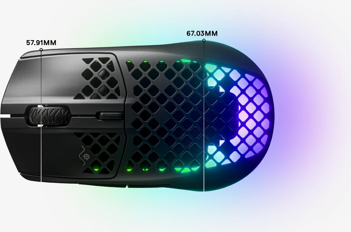 SteelSeries Aerox 3 Wireless Onyx 2022 Edition, schwarz, USB/Bluetooth