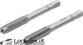 BGS technic Gewindebohrer mit Vor- und Fertigschneider, M7, 2 Stück