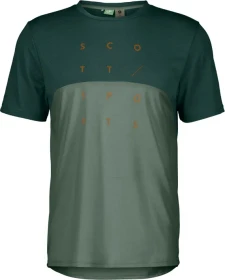Scott Trail Flow DRI Trikot kurzarm lush green/haze green (Herren)