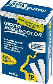 Fila Giotto Robercolor Tafelkreide Rund, weiß, 10er-Pack