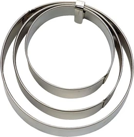 Städter Terrassen-Ausstecher Ring Set Glatt, 3-tlg.