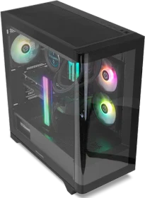 Nox Xtreme Hummer Ether Black, Glasfenster