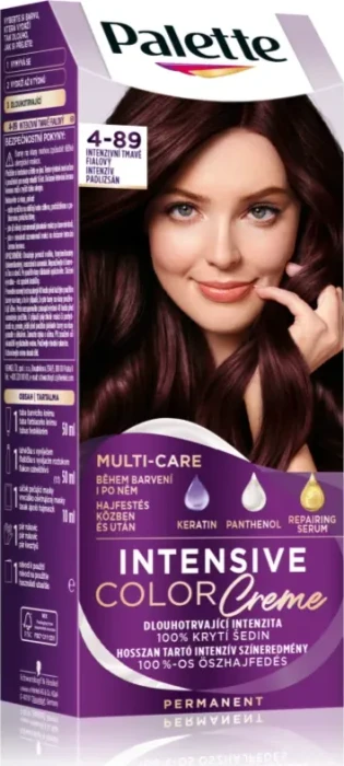 Schwarzkopf Palette Intensive Color Creme Haarfarbe 4-89 rfe3 intensive aubergine, 110ml