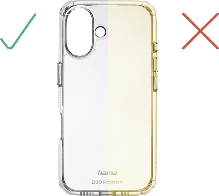Hama Handyhülle Extreme Protect für Apple iPhone 16e transparent