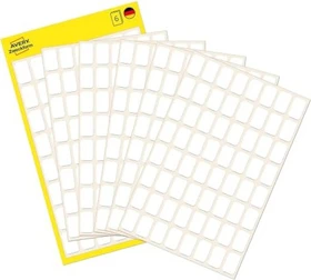 Avery-Zweckform Mini-Organisationsetiketten Sonderformat, 13x8mm, weiß, 6 Blatt (384 Etiketten)