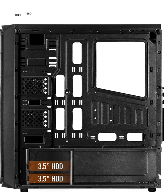 AeroCool System Integrator SI-5200 Frost, Acrylfenster