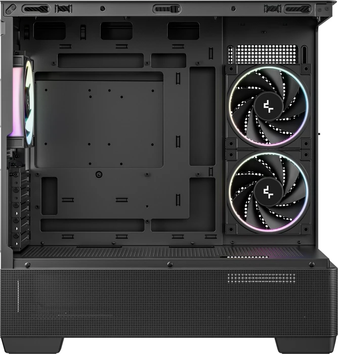 DeepCool CG380U 3F, schwarz, Glasfenster