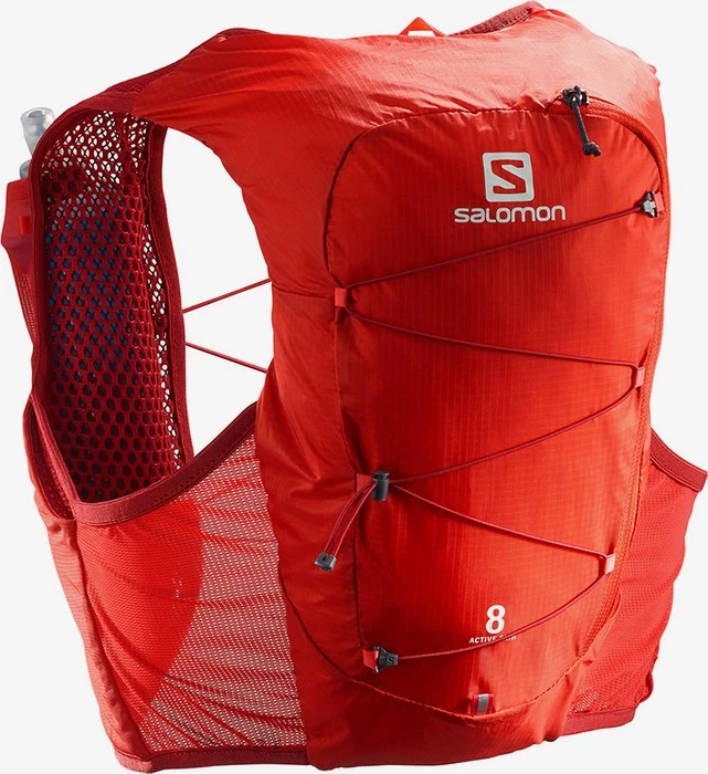Salomon Active Skin 8 Set valiant poppy/red dahlia