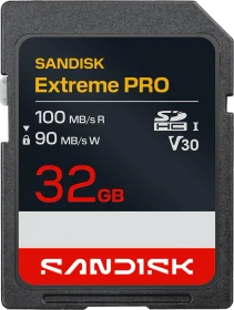 SanDisk Extreme PRO R100/W90 32GB, UHS-I, Class 10
