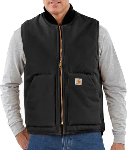 Carhartt V01 Relaxed Fit Firm Duck Insulated Weste schwarz (Herren)