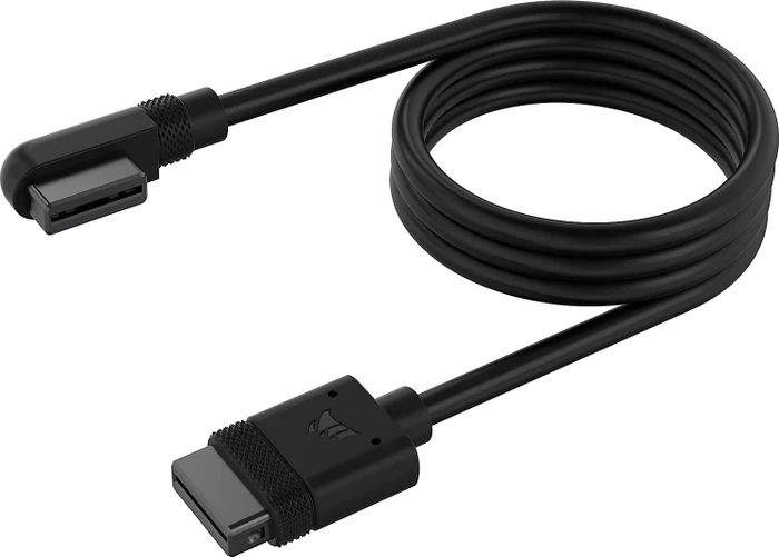 Corsair iCUE LINK Verlängerung, gewinkelt, 60cm, schwarz