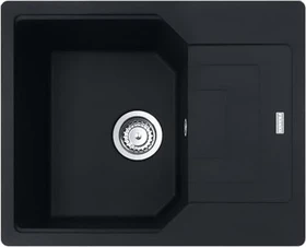 Franke Urban UBG 611-62 Einbau Becken reversibel mit Ablauffernbedienung black matt