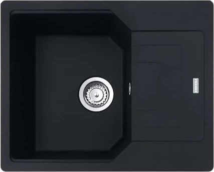 Franke Urban UBG 611-62 Einbau Becken reversibel mit Ablauffernbedienung black matt