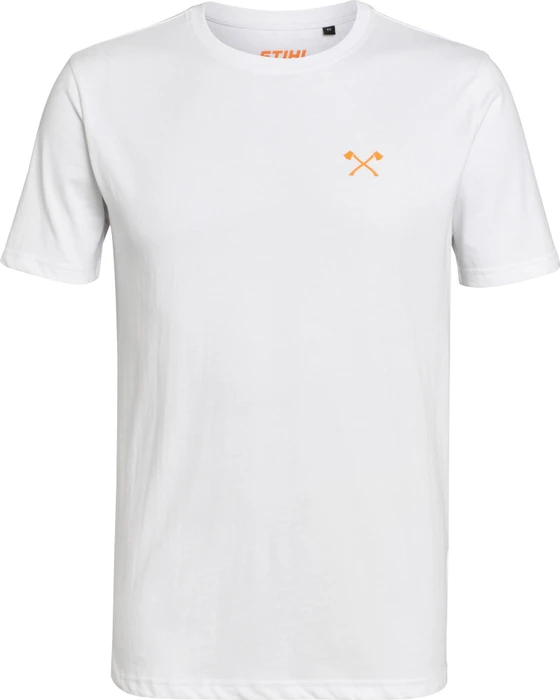 Stihl Axe T-Shirt kurzarm weiß