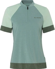 Vaude Altissimo Q-Zip Trikot kurzarm dusty fern (Damen)