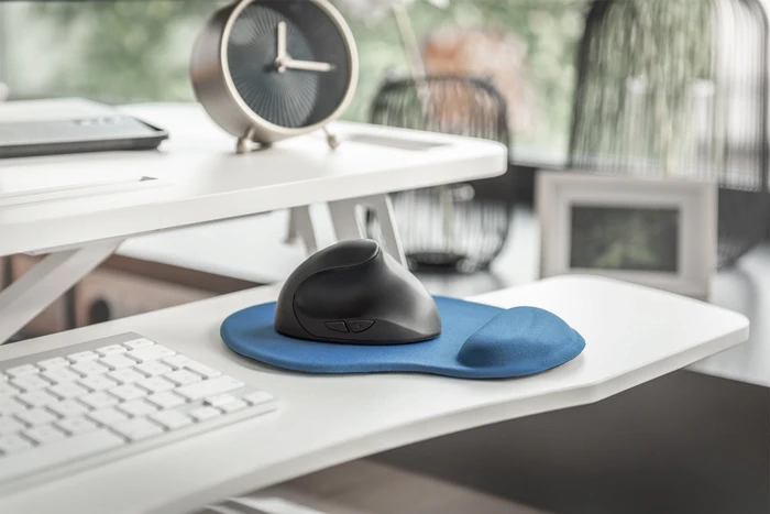 Digitus Ergonomisches Mauspad mit Handballenauflage, 225x180mm, blau