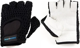 Bodyworks Fitness Klassik Grip Handschuhe schwarz/weiß