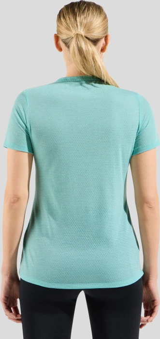 Odlo Active 365 Linencool Funktionsshirt kurzarm aqua haze melange (Damen)