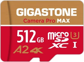 Gigastone Camera Pro MAX R130/W85 512GB Kit, UHS-I U3, A2, Class 10