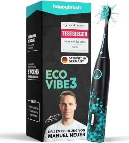 HappyBrush Eco Vibe 3 Starterkit schwarz