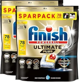 Finish Powerball Ultimate Plus Citrus Geschirrspültabs, 78 Stück