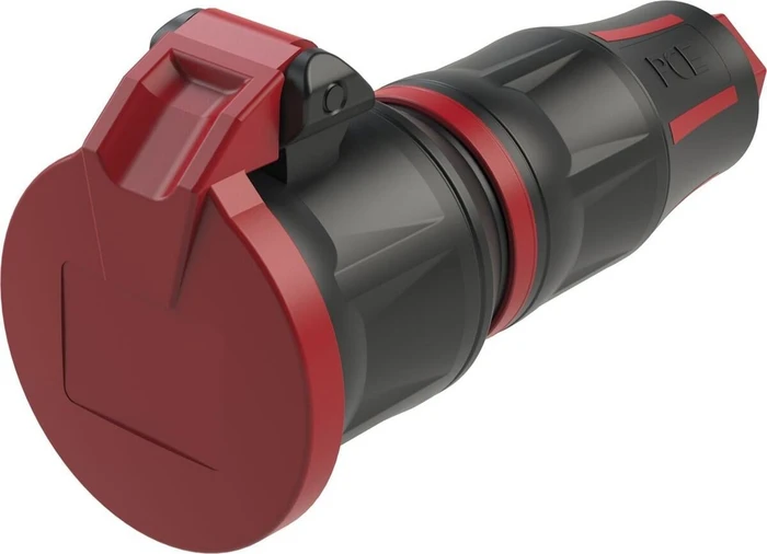 PCE Schutzkontaktkupplung DB nat IP54 rot Serie TopTaurus2