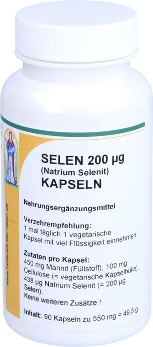 Reinhildis-Apotheke Selen 200µg Natrium Selenit Kapseln, 90 Stück