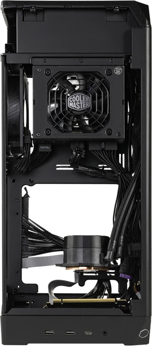 Cooler Master NCORE 100 MAX Bronze Edition, bronze/schwarz, Glasfenster, Mini-ITX, 850W SFX