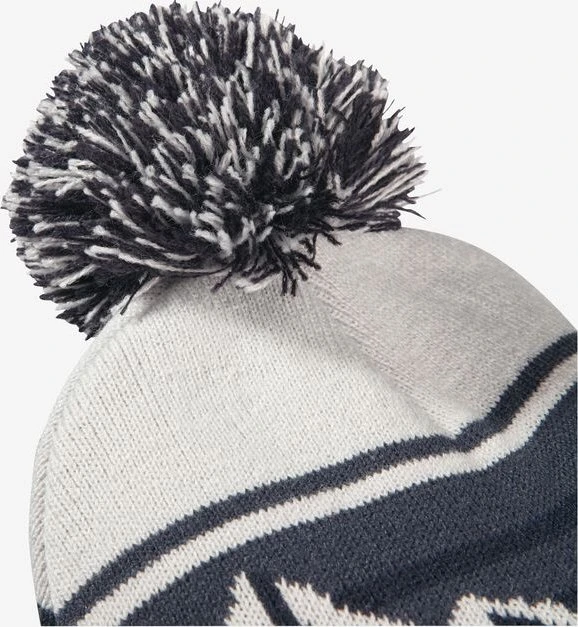 Jack Wolfskin Stripy Pompom Beanie dark navy (Junior)