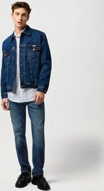 Wrangler Greensboro High Stretch Jeans marine tint (Herren)