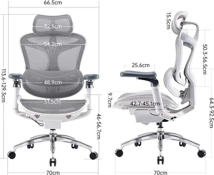 Sihoo Doro C300 Pro Ergonomischer Bürostuhl, weiß