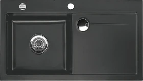 systemceram Stema 90 Einbau Becken links mit Ablauffernbedienung schiefer