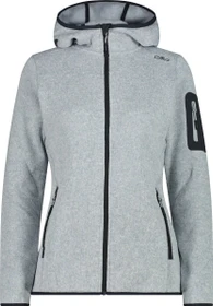 CMP Knit Tech Fleece Hoody Jacke alluminio/antracite (Damen)