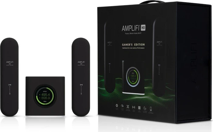 Ubiquiti AmpliFi Gamers Edition, Router und 2x Repeater Set, 3er-Bundle