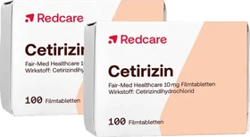 Redcare Cetirizin Filmtabletten, 200 Stück (2x 100 Stück)