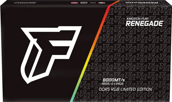 Kingston FURY Renegade RGB Limited Edition UDIMM 48GB Kit, DDR5-8000, CL36-48-48, 1RX8