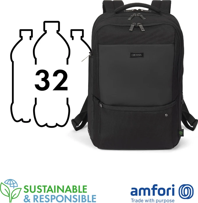 Dicota Backpack Five 15-17.3 Rucksack, schwarz