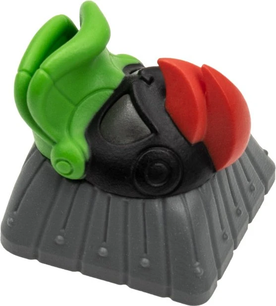 Ducky x Hot Keys Project Ducky League Keycap - The Bulk, Kunstharz (Resin), schwarz/rot/grau/grün, 1 Taste