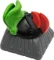 Ducky x Hot Keys Project Ducky League Keycap - The Bulk, Kunstharz (Resin), schwarz/rot/grau/grün, 1 Taste Vorschaubild