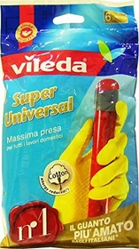 Vileda Haushaltshandschuhe Super Grip Größe S gelb, 2 Stück