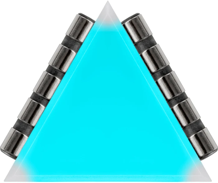 Corsair iCUE LC100 Case Accent Lighting Panels Mini Triangle Starter Kit, RGB-Beleuchtungsset, 9er-Pack, schwarz