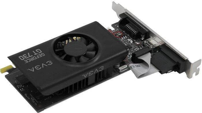 EVGA GeForce GT 730 low profile, 1GB GDDR5, VGA, DVI, HDMI