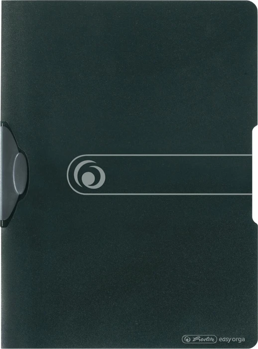 Herlitz easy orga to go Express-Clip Klemmmappe, A4, schwarz