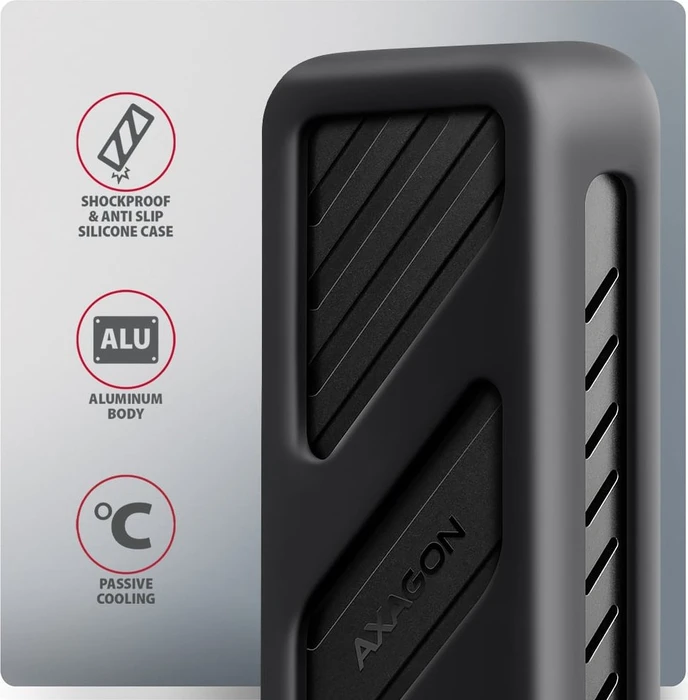 Axagon M.2 Festplattengehäuse, M.2 PCIe, USB-C 3.2