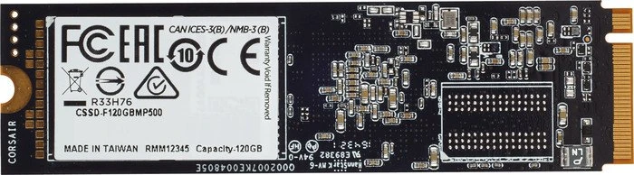 Corsair Force Series MP500 120GB, M.2 2280 / M-Key / PCIe 3.0 x4