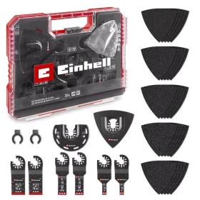 Einhell XLPLUS-Case OMT Metall Zubehörset für Multifunktionswerkzeug inkl. Koffer,  35-tlg.